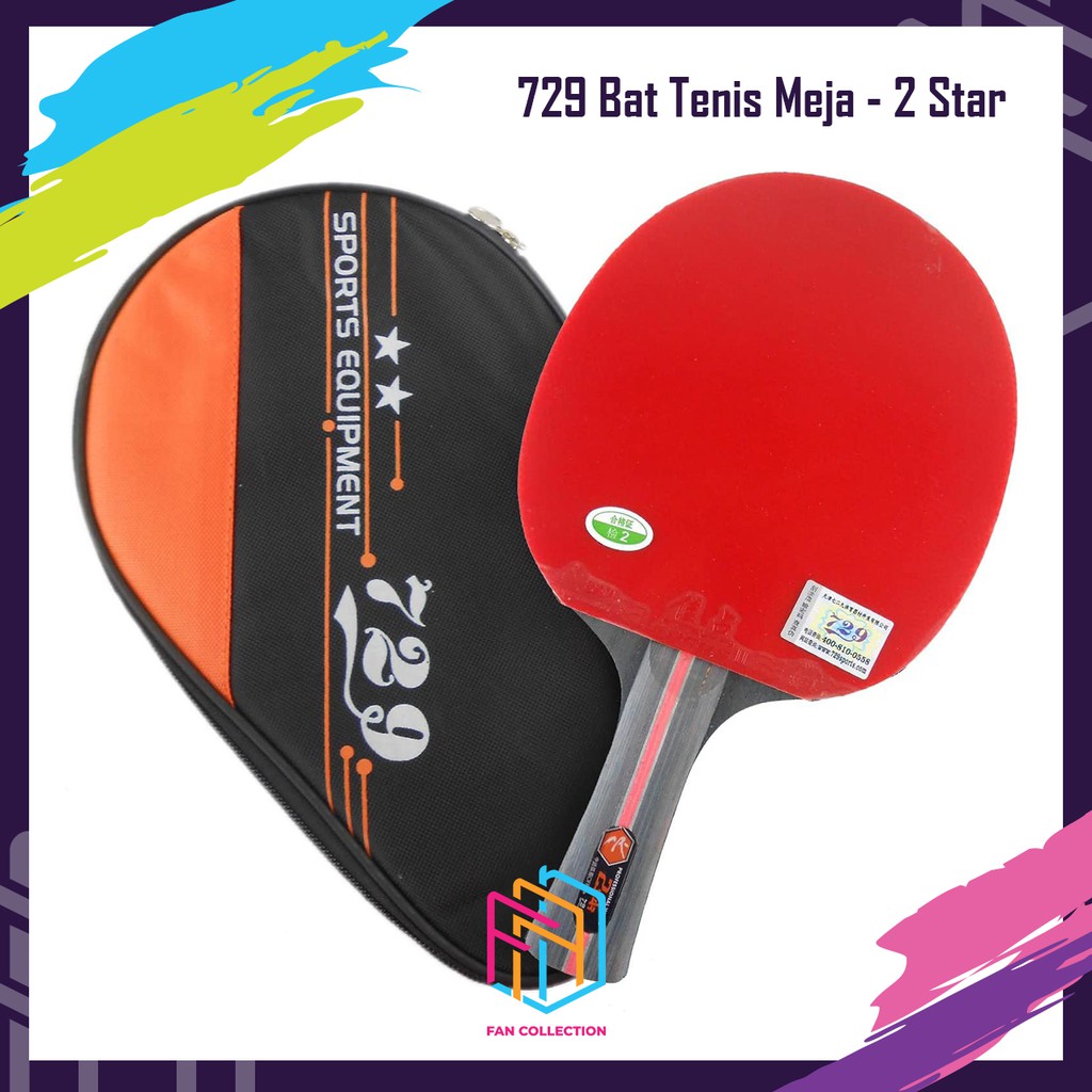 729 Bat Tenis Meja - 2 Star 729 2 STAR BET PING PONG TENIS MEJA ORI
