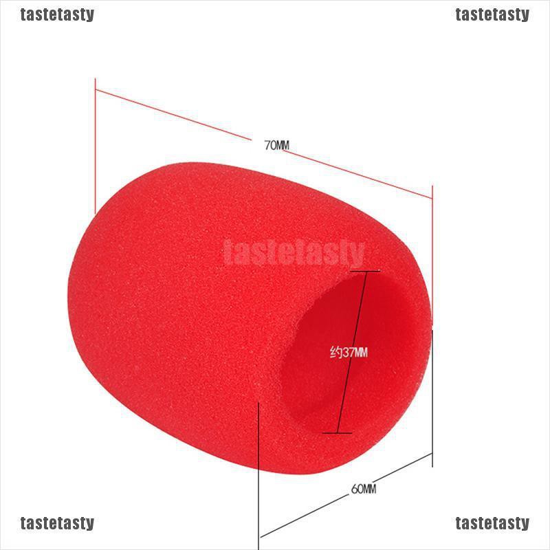 【 taty 】 Spons Foam Pelindung Mikrofon Genggam 10 Warna