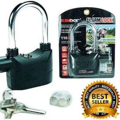 ◊ Gembok Alarm asli Kinbar Ring Panjang / Gembok alarm KINBAR Original ✮