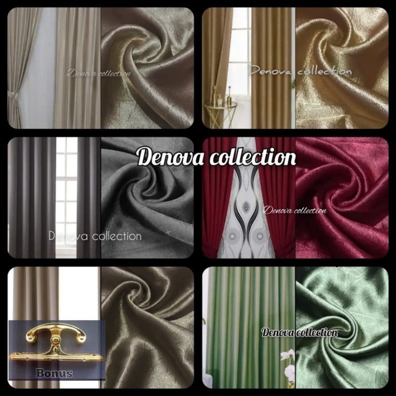 Gorden Blackout Polos Import Gorden Minimalis Gorden Polos