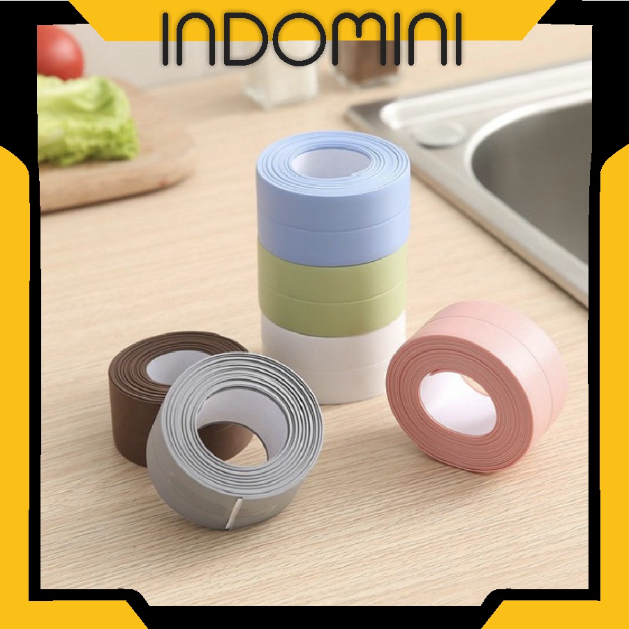 INDOMINI Seal Tape Protection Penutup Celah Siku Pelindung Meja Wastafel Dan Kamar Mandi Termurah R554