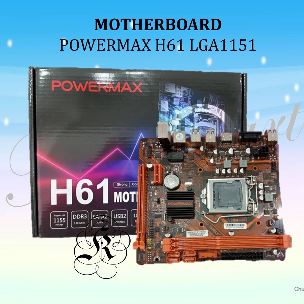 Motherboard Powermax H61 DDR 3 Socket LGA 1151