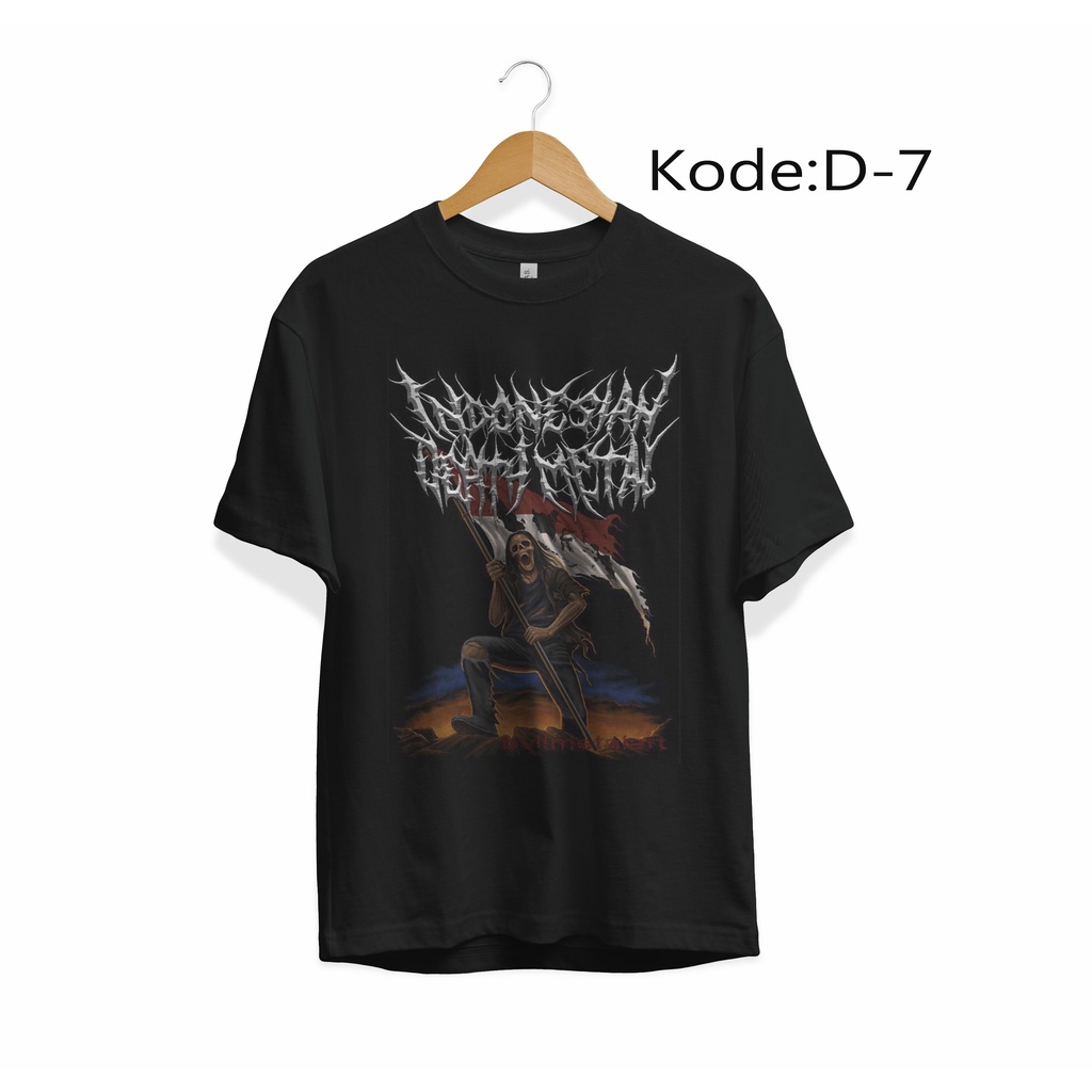 Kaos Band Death Metal Band Indonesia Unisex #07
