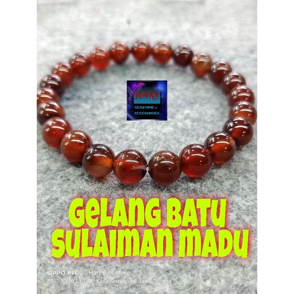 Gelang batu sulaiman madu