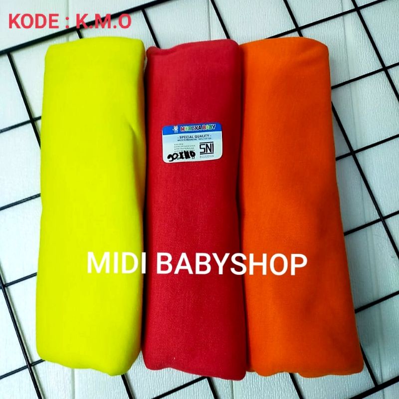 3 pcs Bedong Bayi Rainbow ukuran 110 x 90 cm Halus dan Lembut