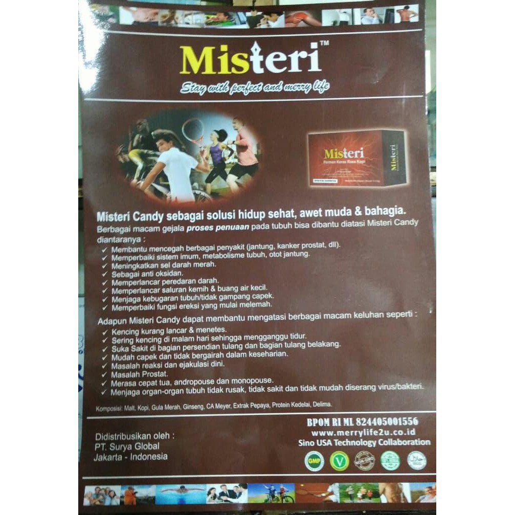

DISKON Aseli AMPUH MISTERI GINSENG & COFFEE ENERGETIC CANDY (PERMEN KOPI) BPOM ISI 30PCS !