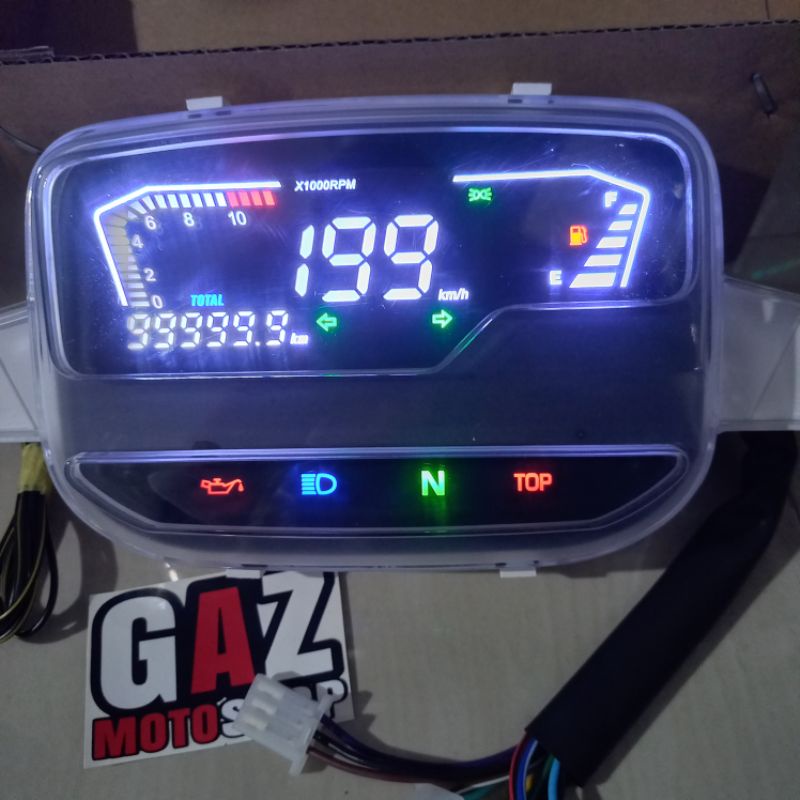 Speedometer Digital Yamaha F1ZR FIZR V 110 ZHE Kilometer Spidometer POSWAN Force One SEMUA TAHUN