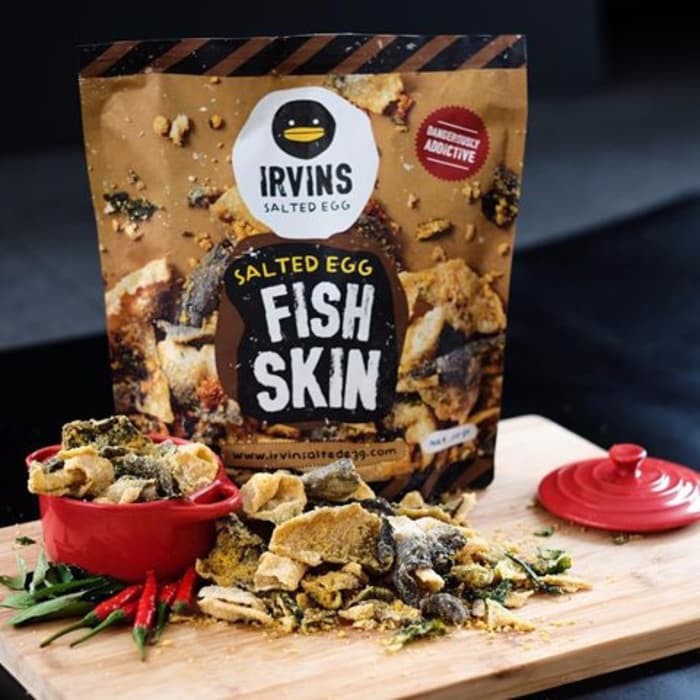 

IRVINS SALTED EGG FISH SKIN 230gr READY ~ kp338