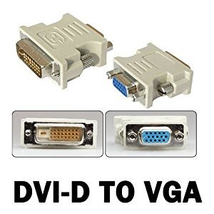 Connector Converter DVI port to VGA port