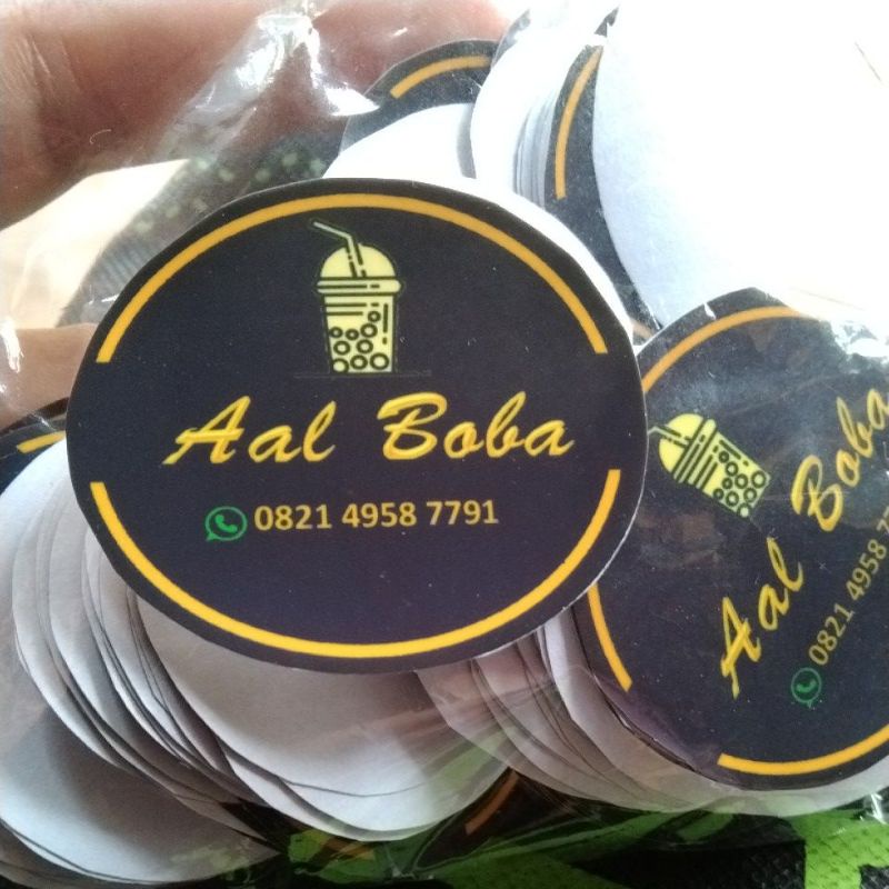 

stiker boba