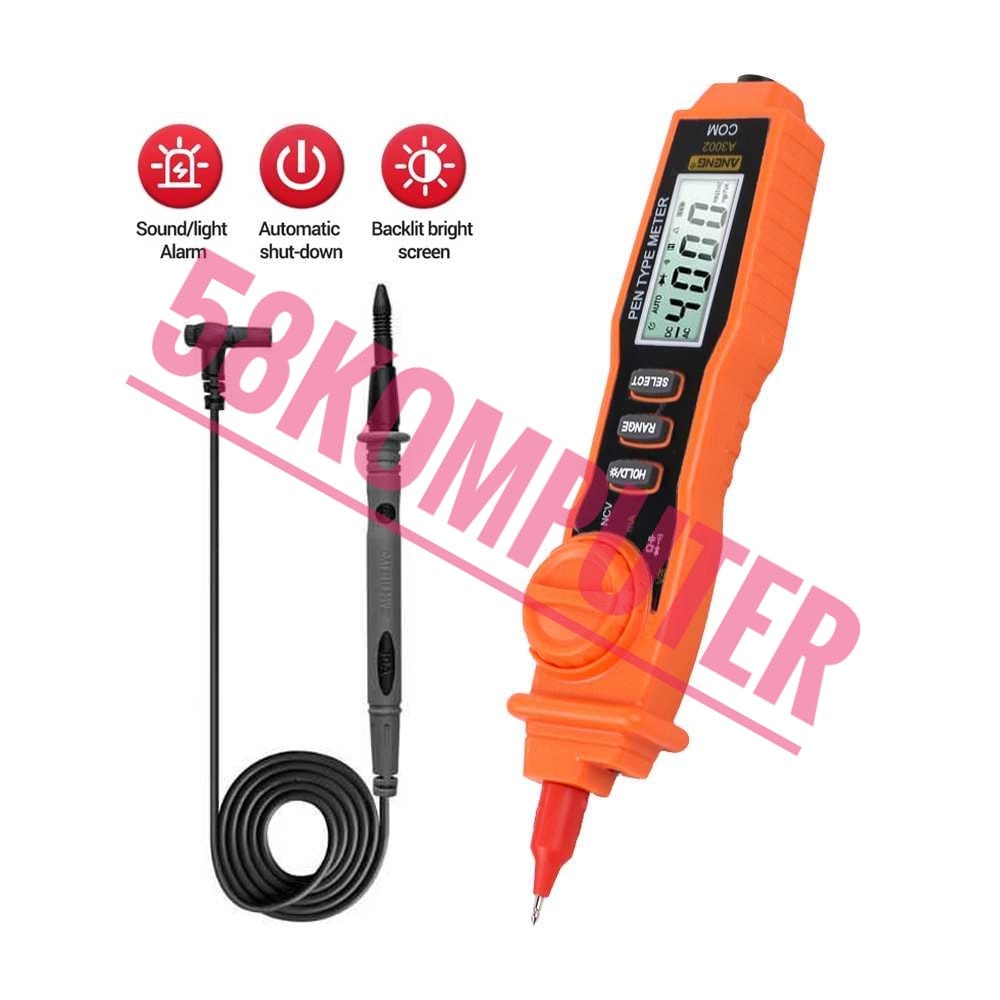 Aneng Digital Multimeter Voltage Tester Pen A3004 Tespen Listrik Digital Multitester Aneng Non Contact Tester Kabel Listrik Putus Digital Multitester ANENG A3004 Tespen Listrik Cek Kabel Putus Bunyi