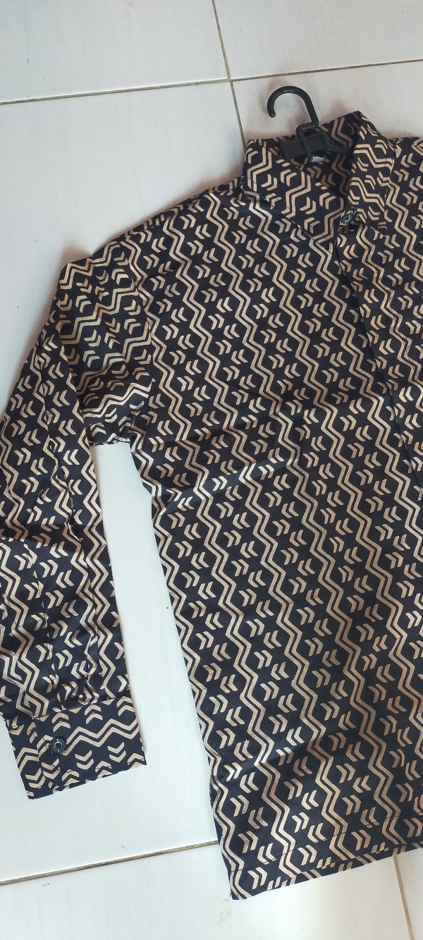 [new Product] Wou Batik Family Couple Dania Gamis Family-modern Batik Couple Sarimbit Brokat Family