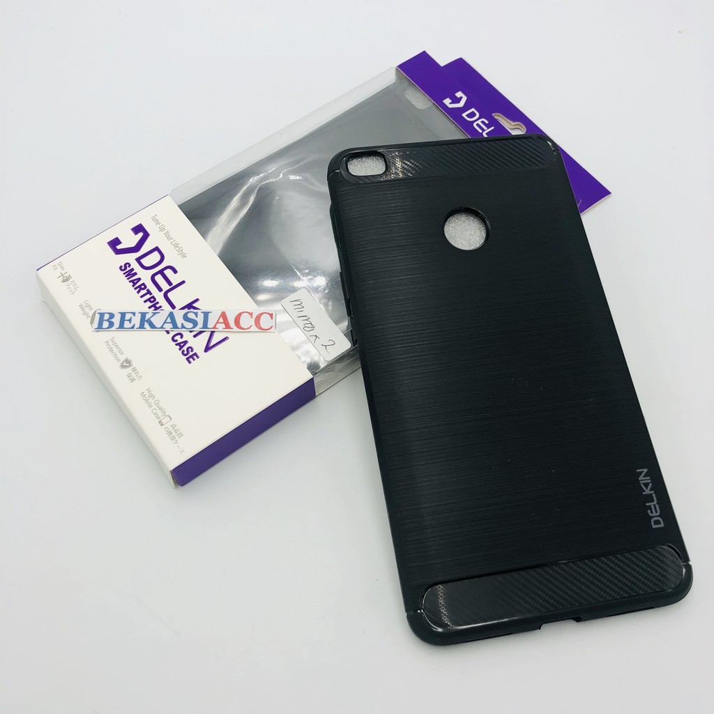 SILIKON XIAOMI MI MAX 2 DELKIN KARBON / SOFT CASE MI MAX 2