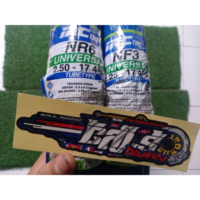 ban irc ineo belakang NR6 250 & depan NF3 225 ring 17