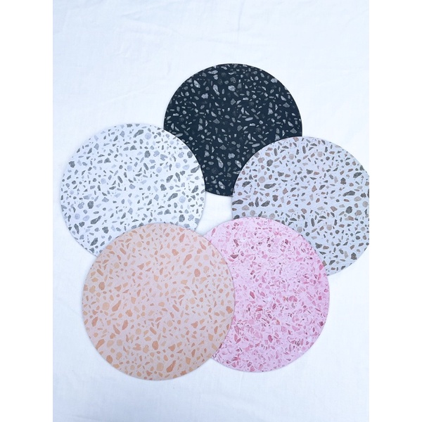 

Cake Board premium Alas Kue Tatakan kue bulat round terrazzo