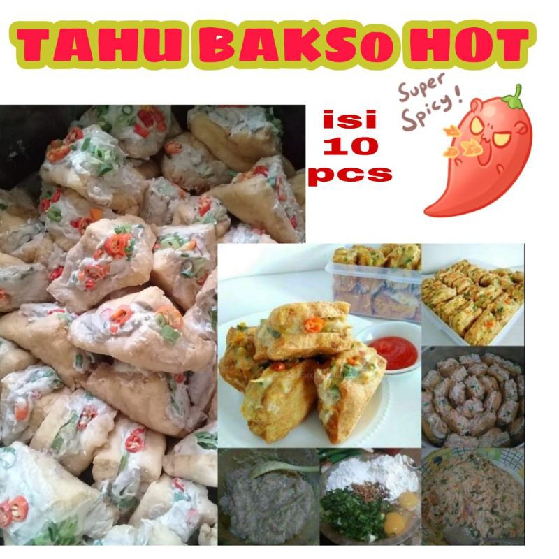 

TAHU BAKSO PEDAS ISI 10