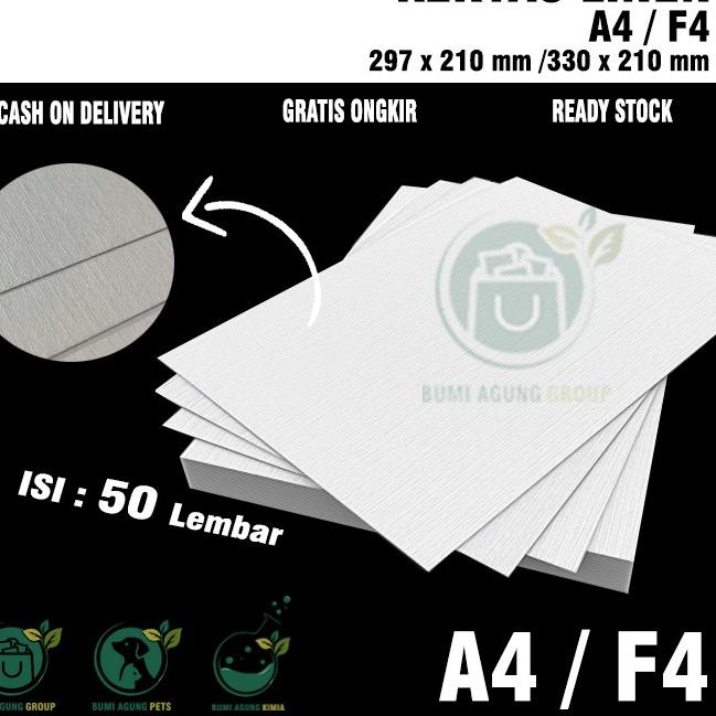 

Special For You KERTAS LINEN JEPANG A4 F4 untuk sertifikat piagam 50 LEMBAR d43♔