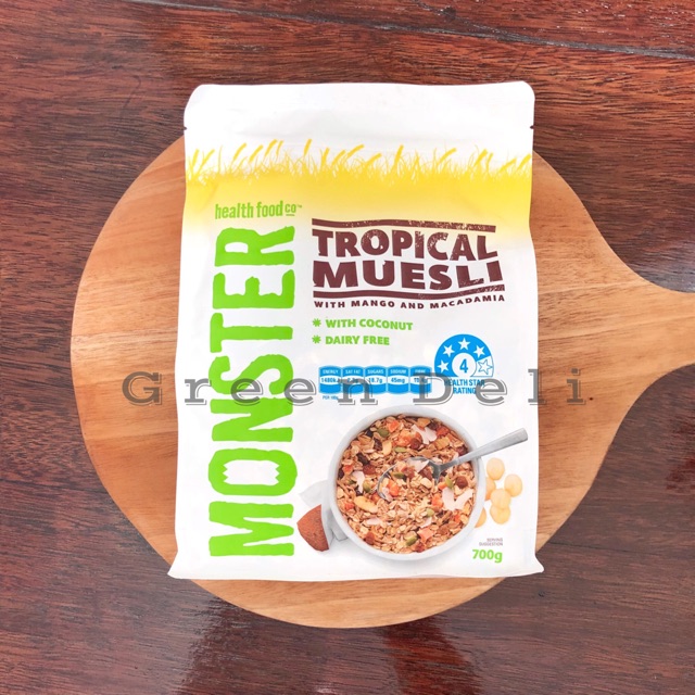 

Monster Tropical Muesli Sereal 700GRAM