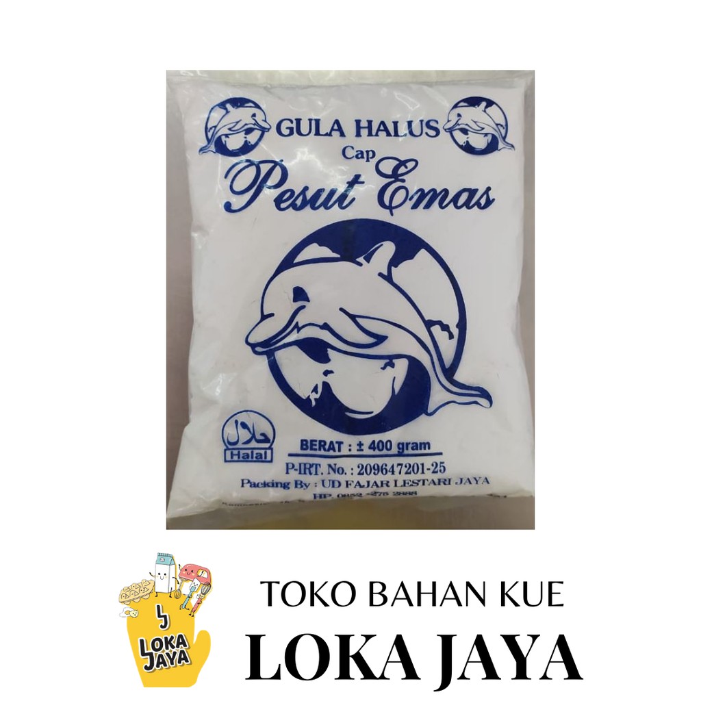 

GULA HALUS CAP PESUT EMAS 400 GR