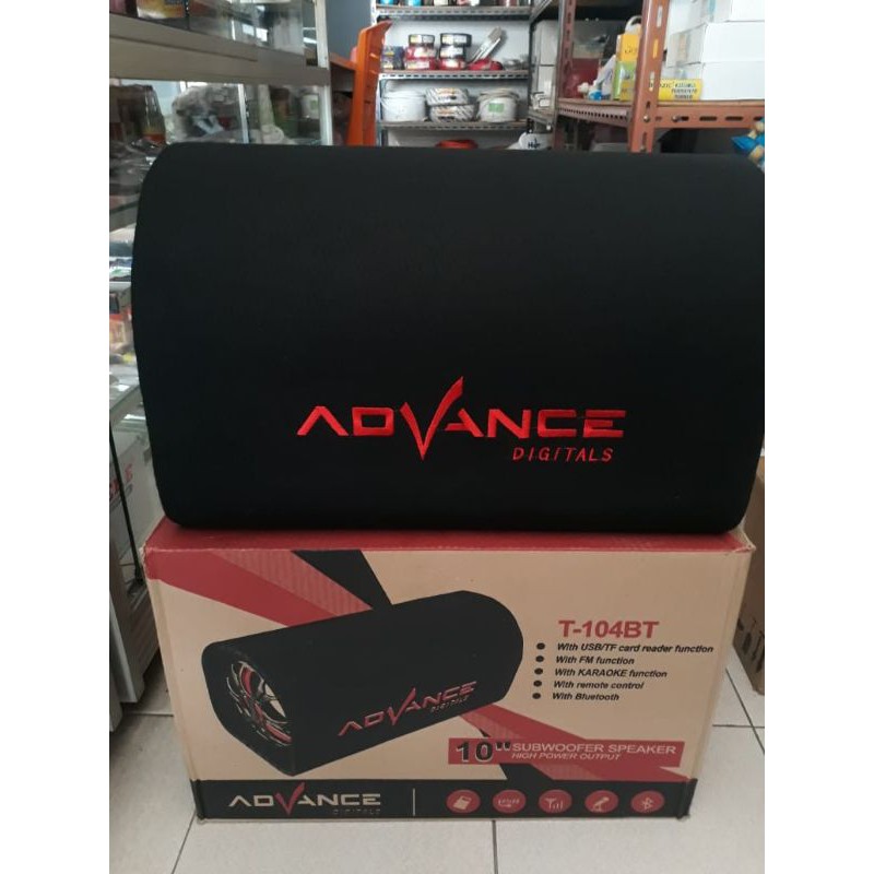 speaker advance T 104BT ukuran 10 inch