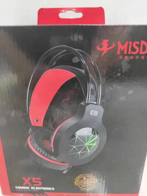 Headset Gaming X5 + LED Super Bass Headphone Gaming X5