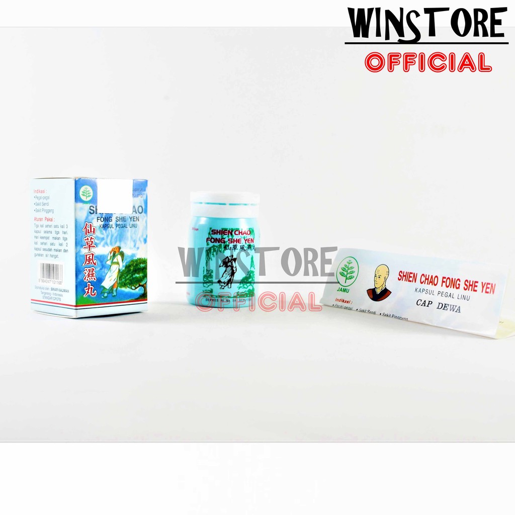

Obat Pegal Linu/ Rematik/ Encok SHIEN CHAO FONG SHE YEN (obat dalam) 20capsule 100% ORIGINAL PRODUC