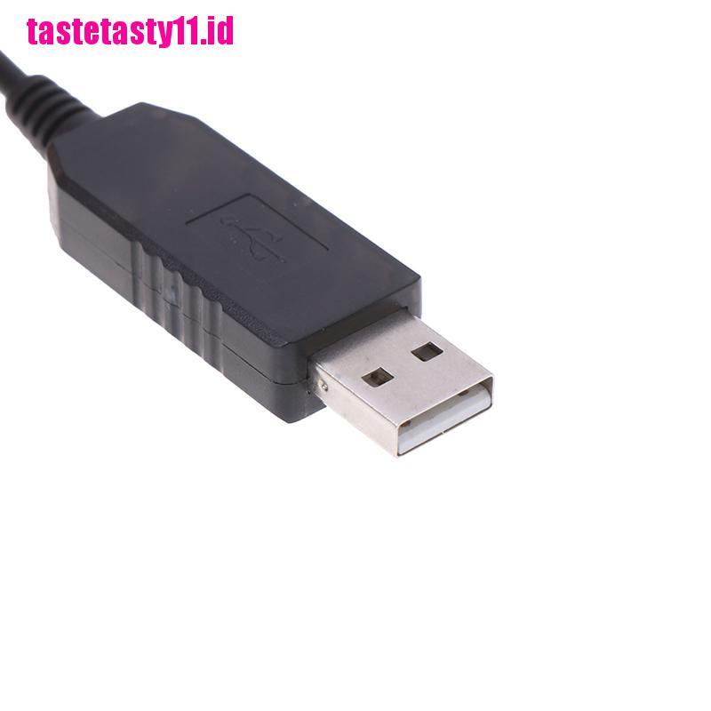 Kabel Konverter Konektor jack step up USB dc 5v Ke dc 9v 12v 2.1x5.5mm