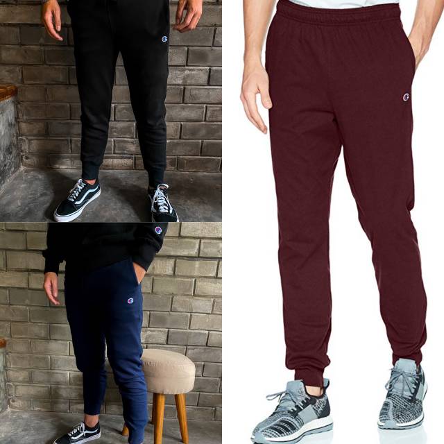 slim fit champion joggers