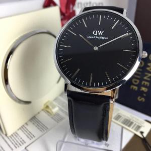 Daniel Wellington Classic silver sheffield 40mm plus Gelang original Murah