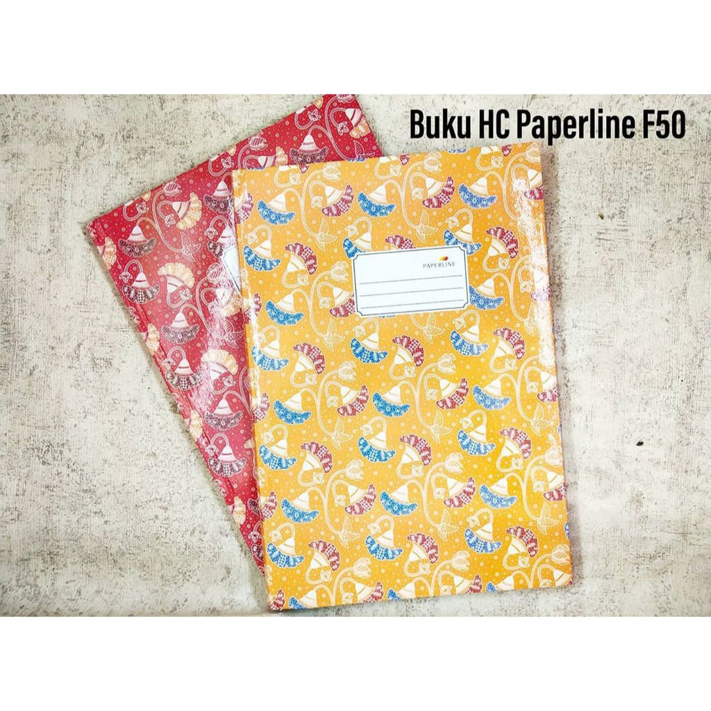 

(PCS) BUKU HARDCOVER PAPERLINE FOLIO 50 LEMBAR