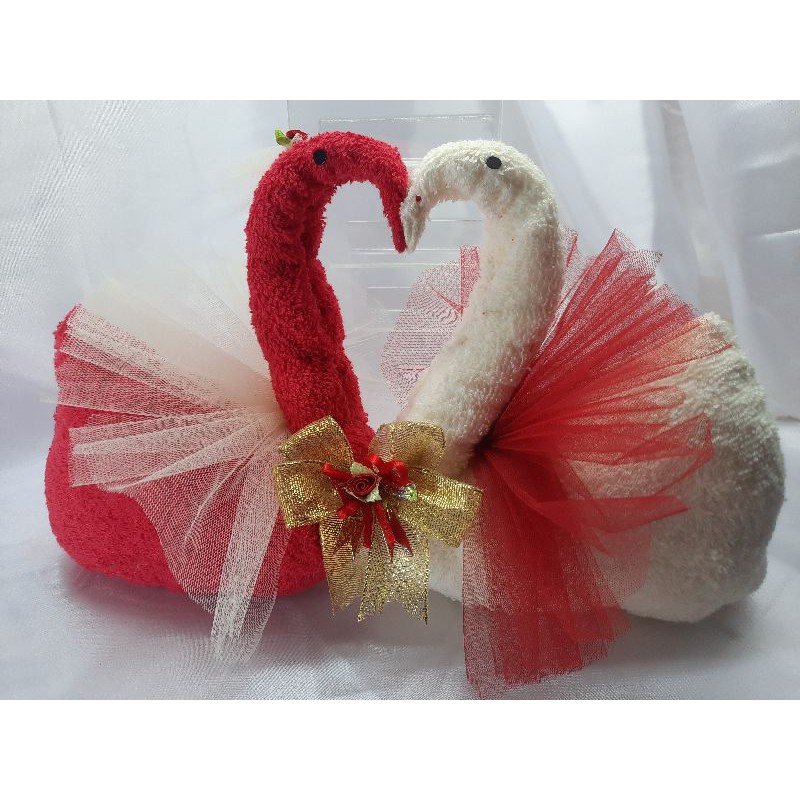 Handuk angsa wedding