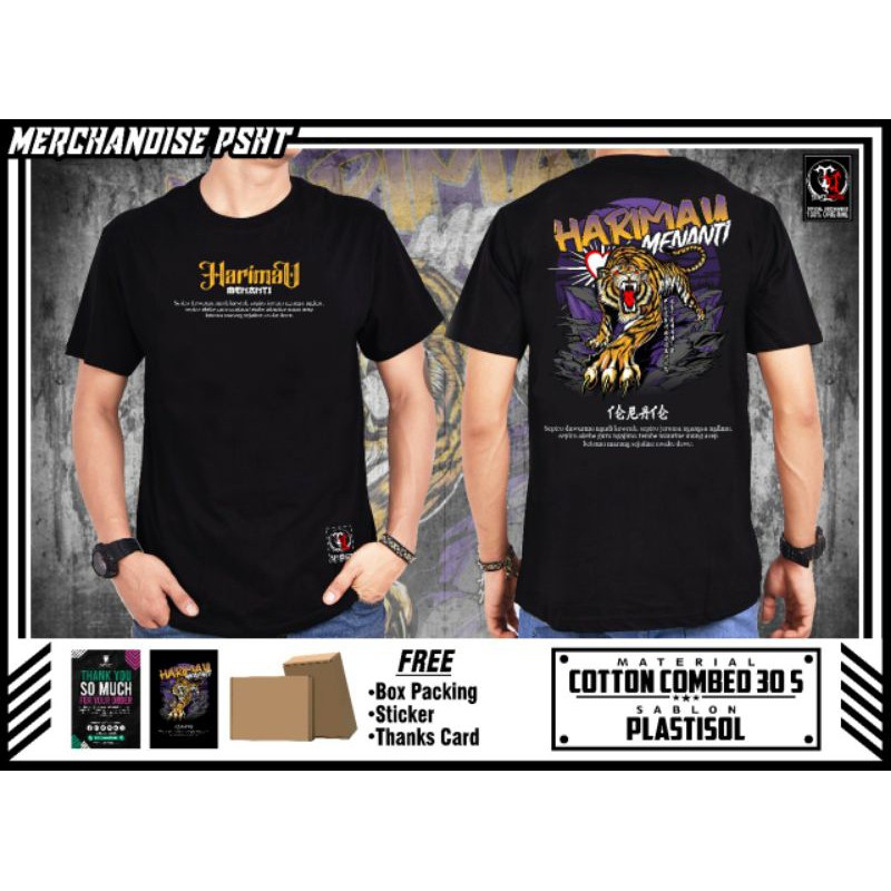 KAOS PSHT HARIMAU MENANTI
