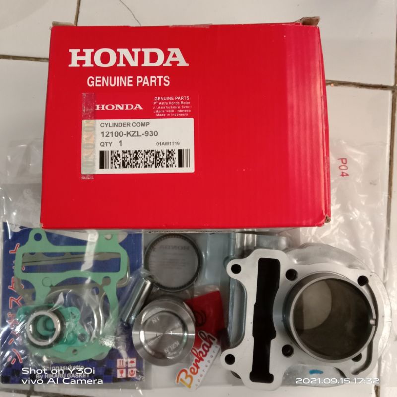 FULLSET BLOK SEHER BORING PISTON BEAT VARIO 110 LED SCOOPY SPACY 110 FI INJEKSI 2012 2013 2014 2014 