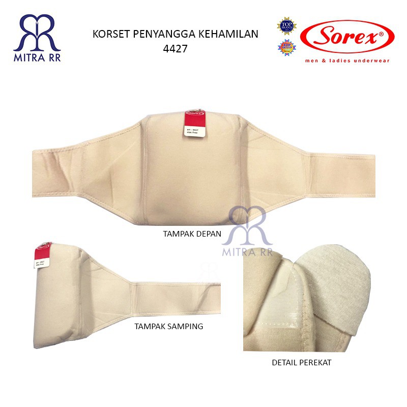 Korset Penyangga Kehamilan Sorex 4427 / Stagen Maternity Support Untuk Hamil Corset Sorex 4427