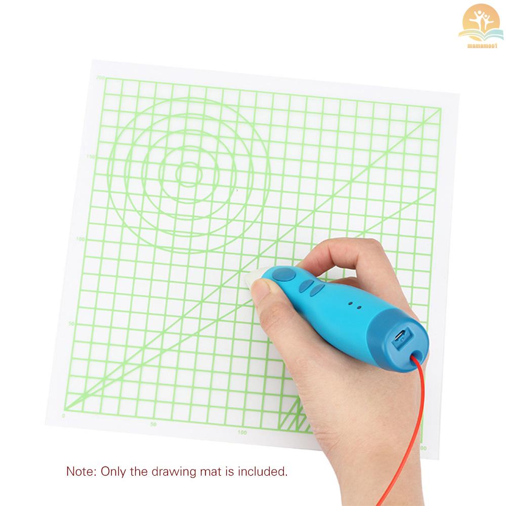 3D Printing Pen Mat Drawing Board with Multi-shaped Basic Template Art Supplies Tool 3D Pen Accessories Gift for Kids Adults