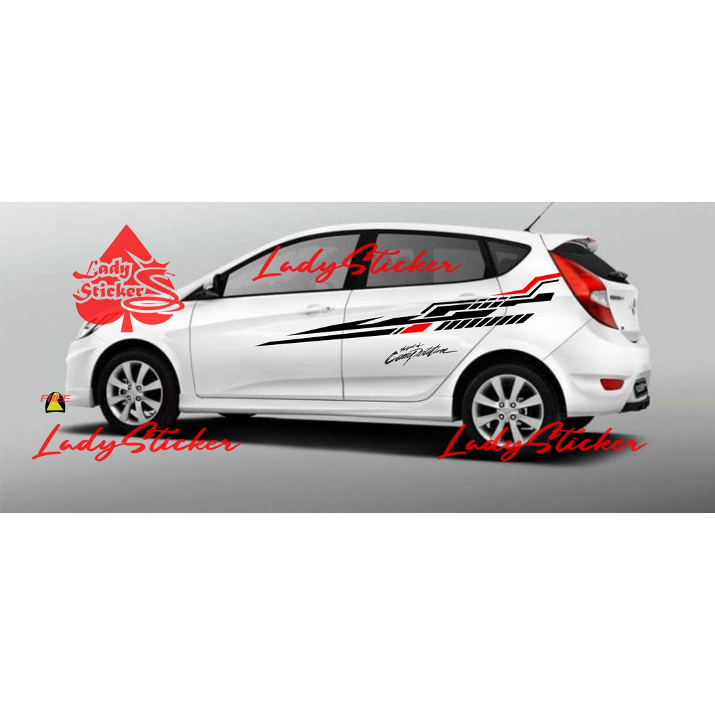STICKER STIKER MOBIL HYUNDAI AVEGA STIKER LIST MOBIL AVEGA