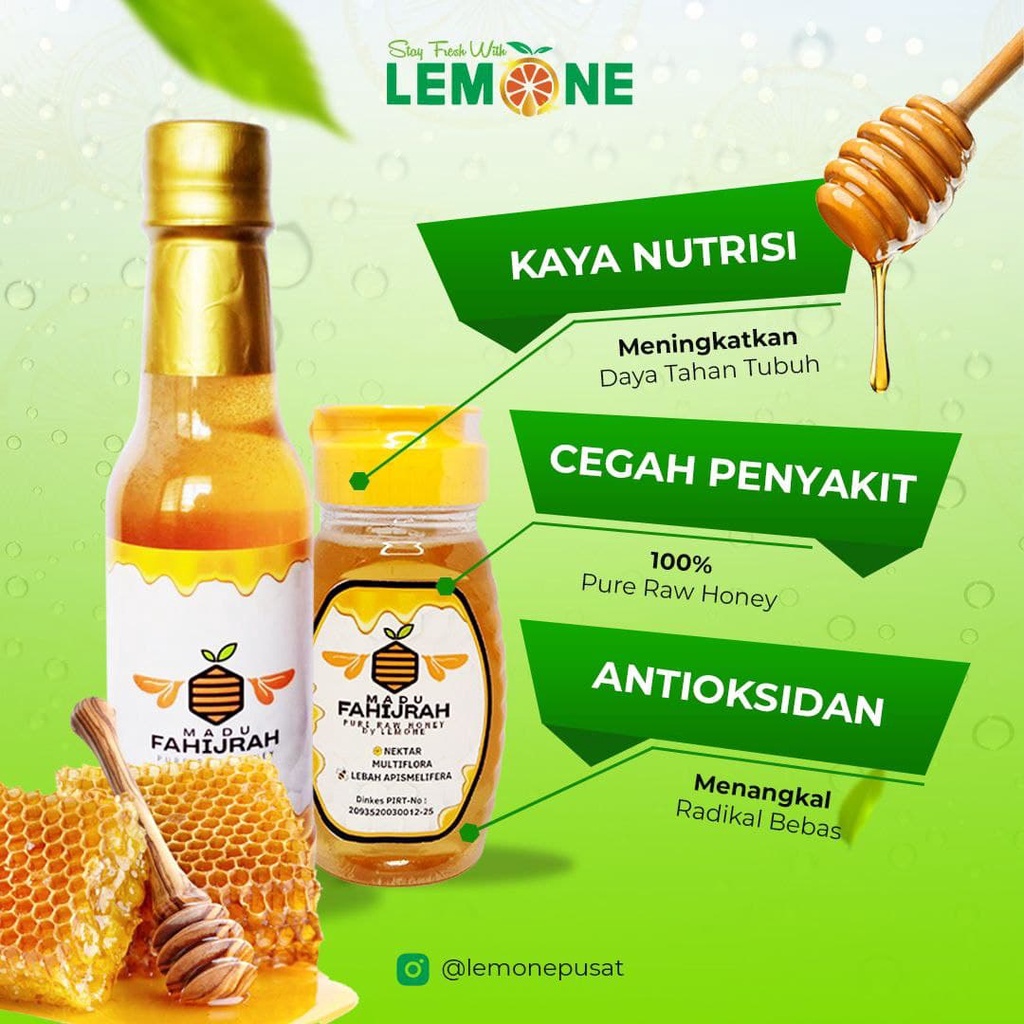 

Madu Fahijrah / Madu Murni / Pure Raw Honey / Madu Multiflora