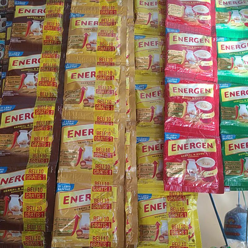 

ENERGEN ISI 10PCS KEMASAN BARU