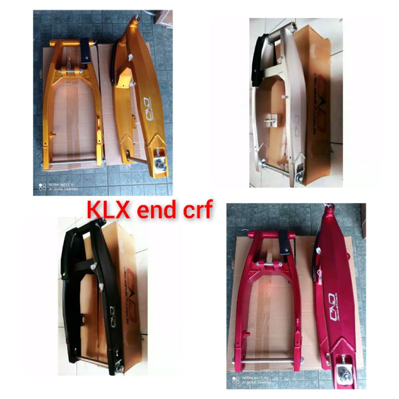 Swing arm crf, klx 150 delcevic model ktm 250 sasis klx, crf 150 / lengan ayun klx, crf 150