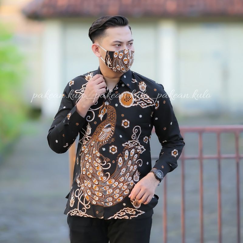 Batik Premium Pria Slimfit 023 || Motif Cendrawasih