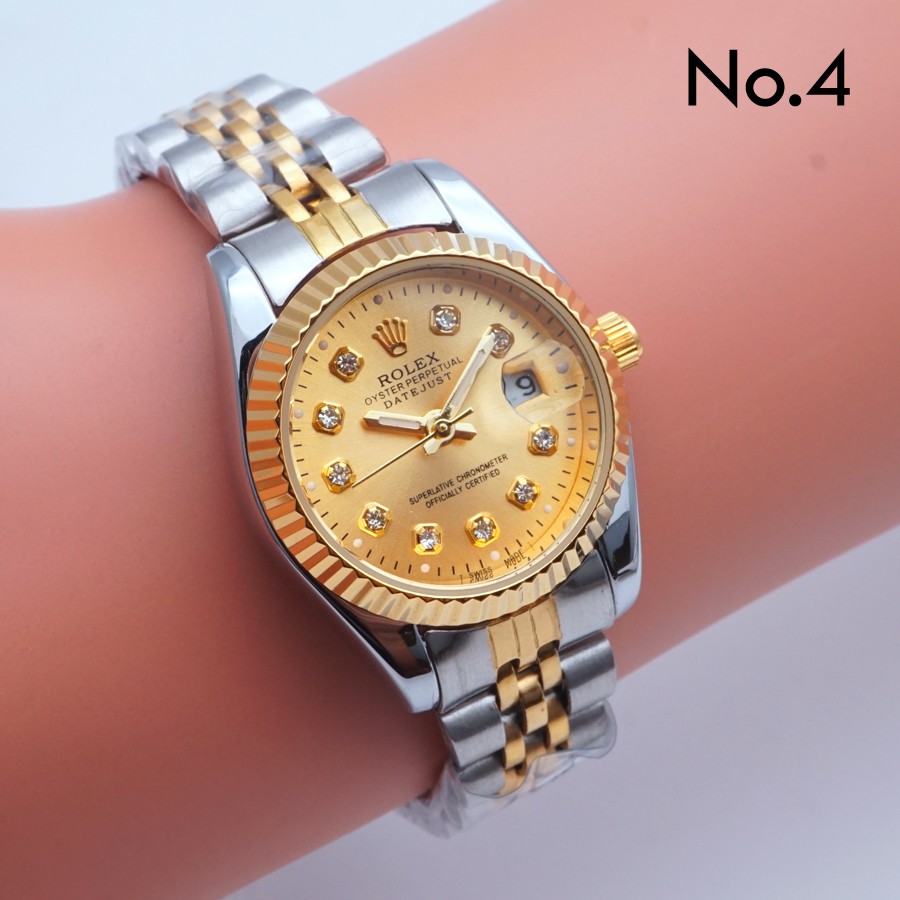 Jam Tangan Wanita Rolex Rantai untuk kado hadiah by ...