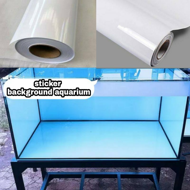 STIKER BACKGROUND AQUARIUM / STIKER AKUARIUM / STIKER SKOTLET AQUARIUM / STIKER WARNA AQUARIUM