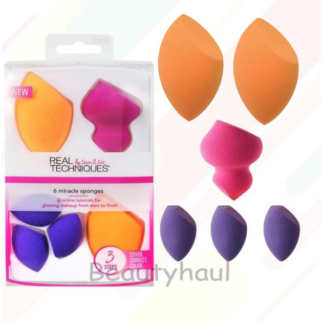 

REAL TECHNIQUES 1570 Mix Miracle Sponges 6pc