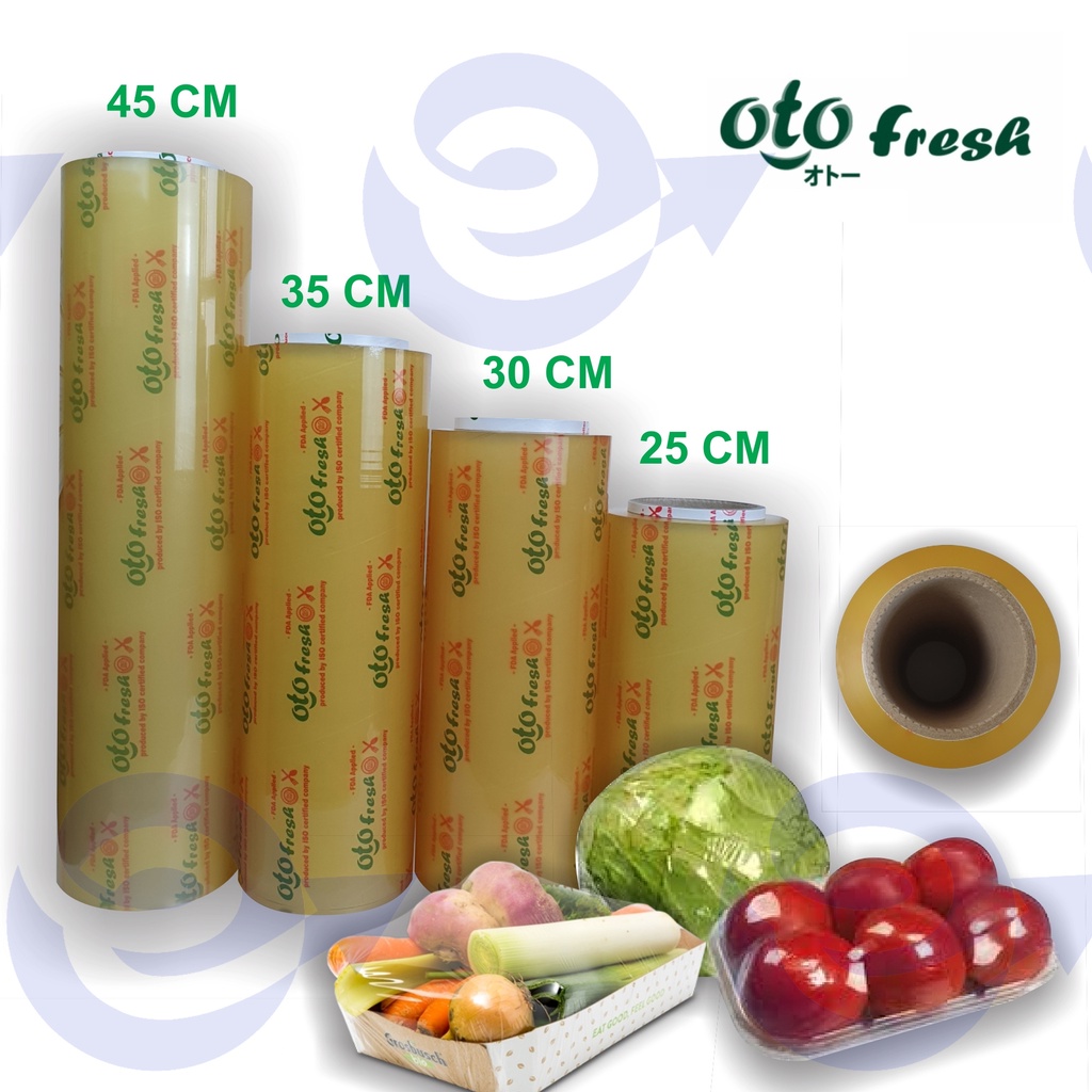 OTO Fresh Plastik Wrapping Pembungkus Makanan Food Wrap 25 30 35 45 CM