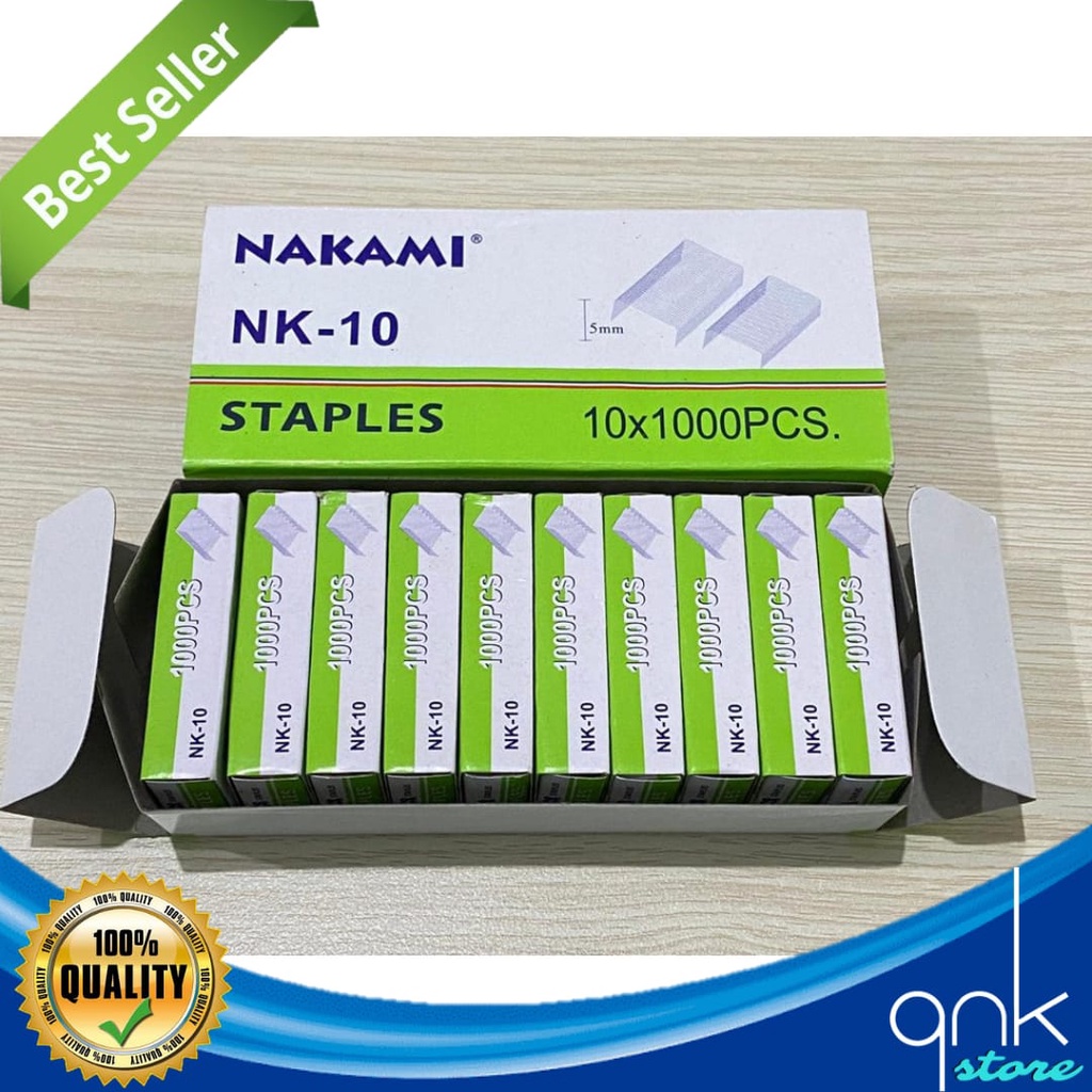 ISI STAPLES NAKAMI NK-10 Isi 10 GS GM NO.10