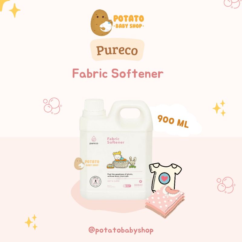 Pureco Fabric Softener 900ml (pelembut pakaian)