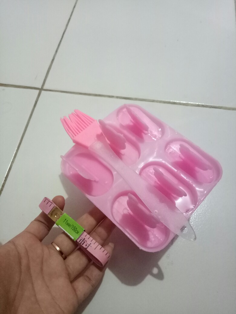 Kuas Karet Brush Silicone Teflon Wajan Anti Lengket Kue Silikon Roti Cake Mentega Food Grade