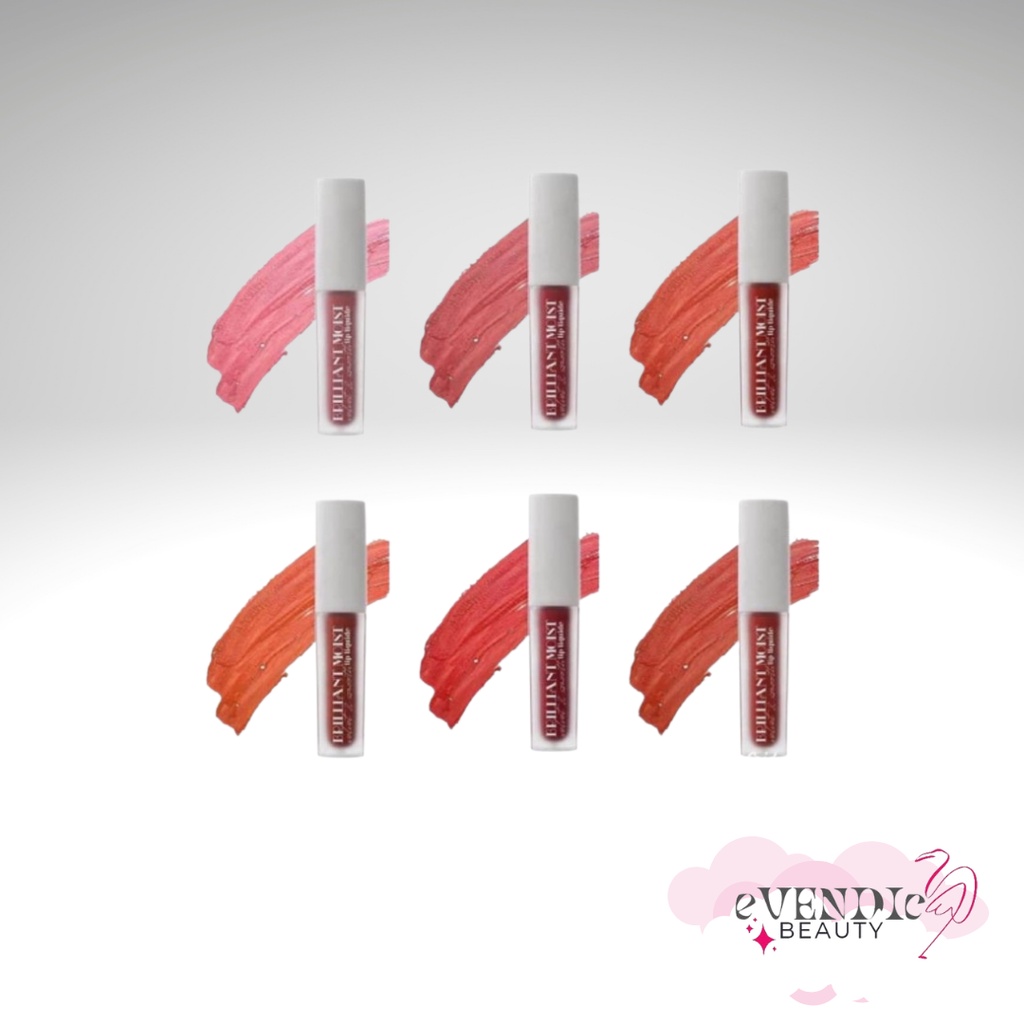 BISA COD Madame Gie Briliant Moist Velvet &amp; Smooth Lip Liquide - Lip Cream