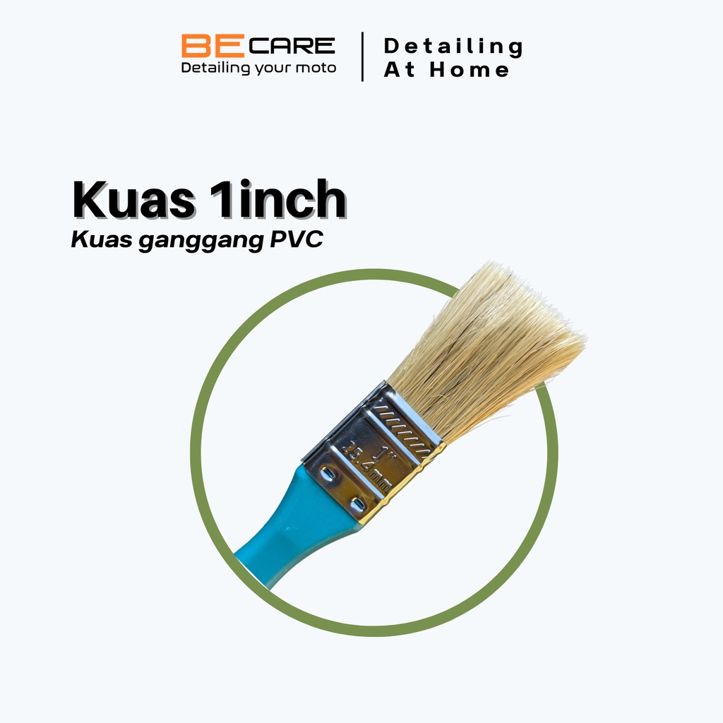 Kuas Ukuran 1inch ganggang pvc