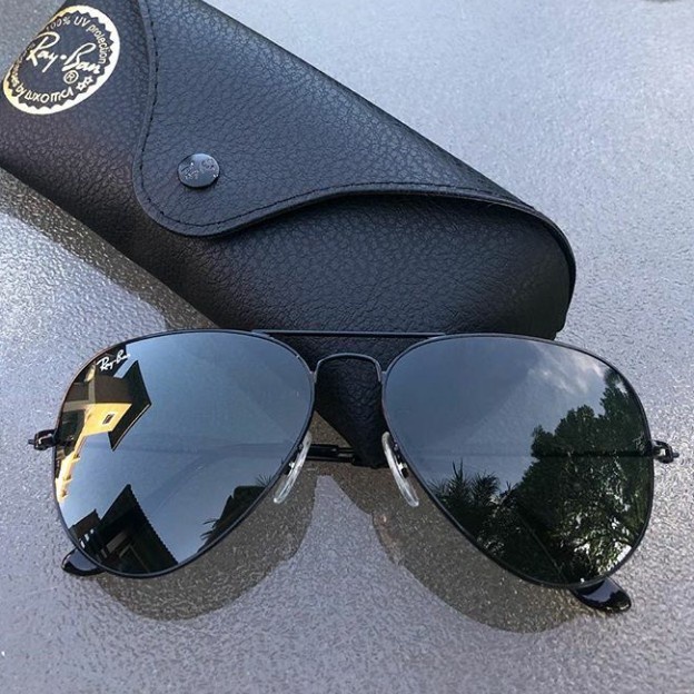 Kacamata Original Sunglasess Rayban Aviator 3025 Lensa Black Anti UV